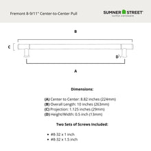 Fremont 8-9/11" Pull