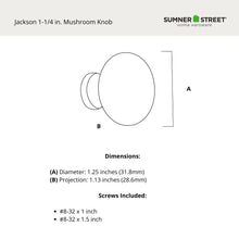 Jackson Mushroom Knob