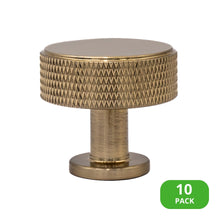 10-Pack Kent Knurled 1-3/8" Knob