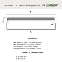 Kent Knurled Appliance Pull