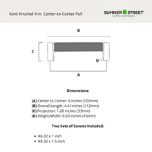 Kent Knurled Pull