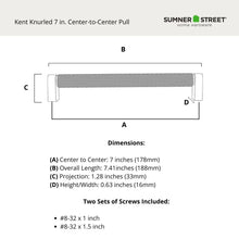 Kent Knurled Pull