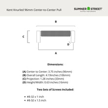 Kent Knurled Pull