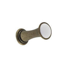 Perennial 1" White Ceramic Coat Hook