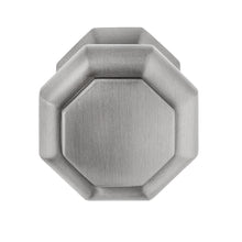 Octagon 1-1/18" Knob Satin Nickel