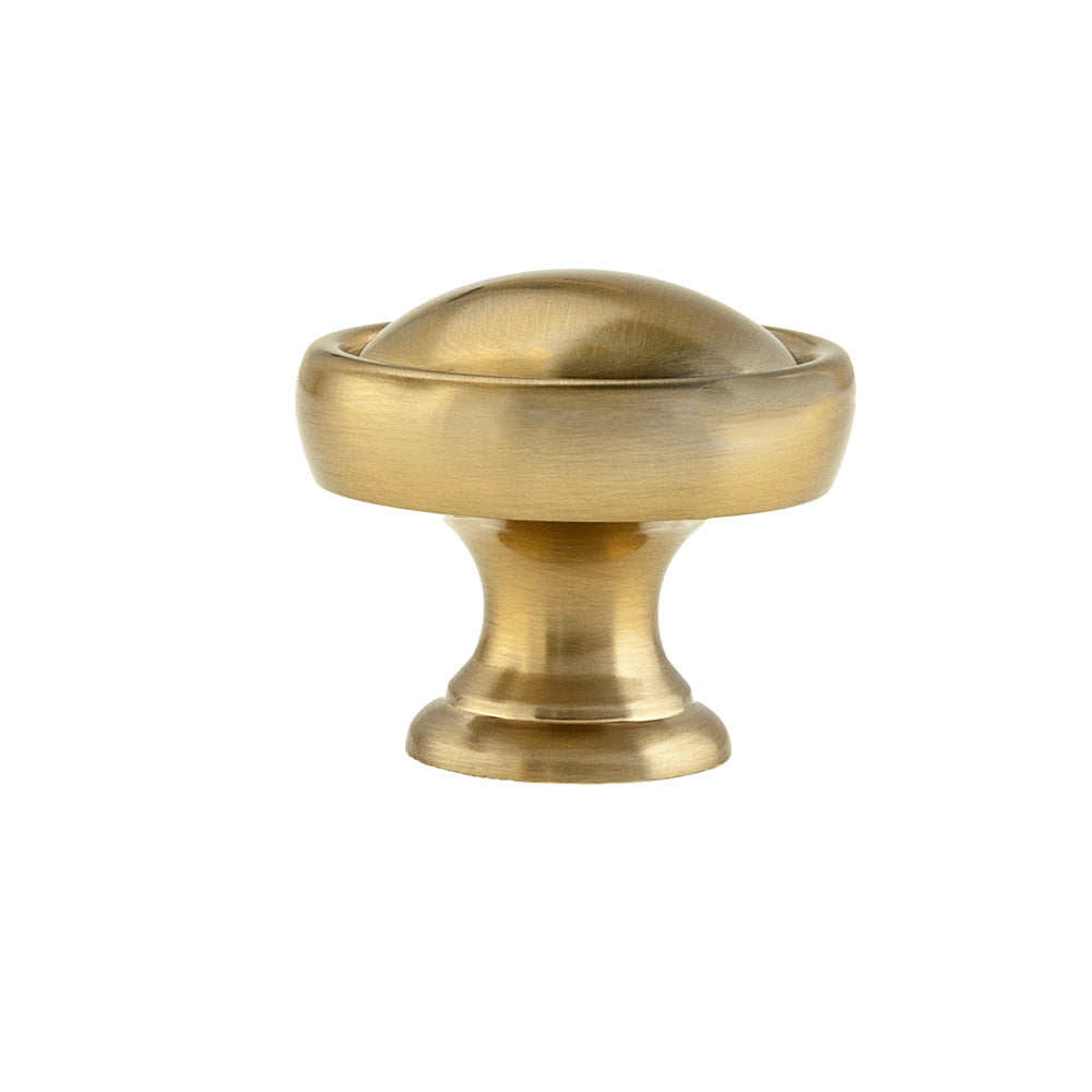 Round Door Knobs (Pair) - Polished Brass - Grace & Glory