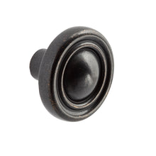 Classic 1-1/4" Round Knob Antique Brass