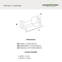 Rhombus Coat Hook