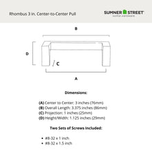 Rhombus 3" Rigid Pull