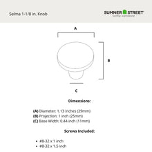 Selma Round Knob