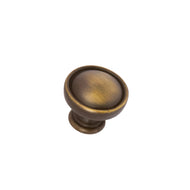 Grayson 1-1/8" Round Knob Vintage Brass