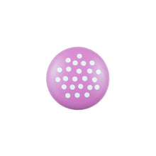 Hand Painted Pink Knob with White Dots