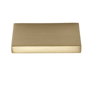 Ethan 4 inch Center-to-Center Satin Brass Drawer Pull
